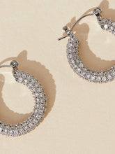 detail of Kaia Glitter Hoops